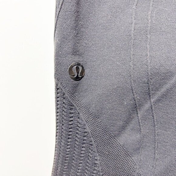 🌷SALE Lululemon Flow and Go Cropped Leggings Size 4 Black Yoga Workout - Picture 7 of 11